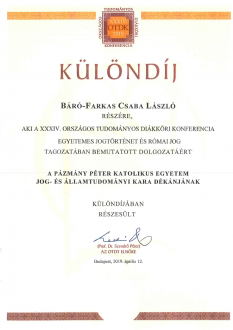 Baro-Farkas_Csaba_OTDK2019_Kulondij Baro-Farkas_Csaba_OTDK2019_Kulondij