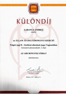 Labancz_Andrea_kulondij_otdk_2 Labancz_Andrea_kulondij_otdk_2