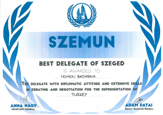 SZEMUN_Best_Delegate SZEMUN_Best_Delegate