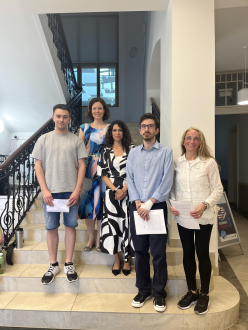 IRSI_Scholarship_Awardees_posed_for_a_group_photo_with_Dr._Habil._Aniko_Szalai_and_Dr._Gizem_Gultekin-Varkonyi