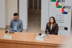 Within the framework of the student research session, three students presented their work